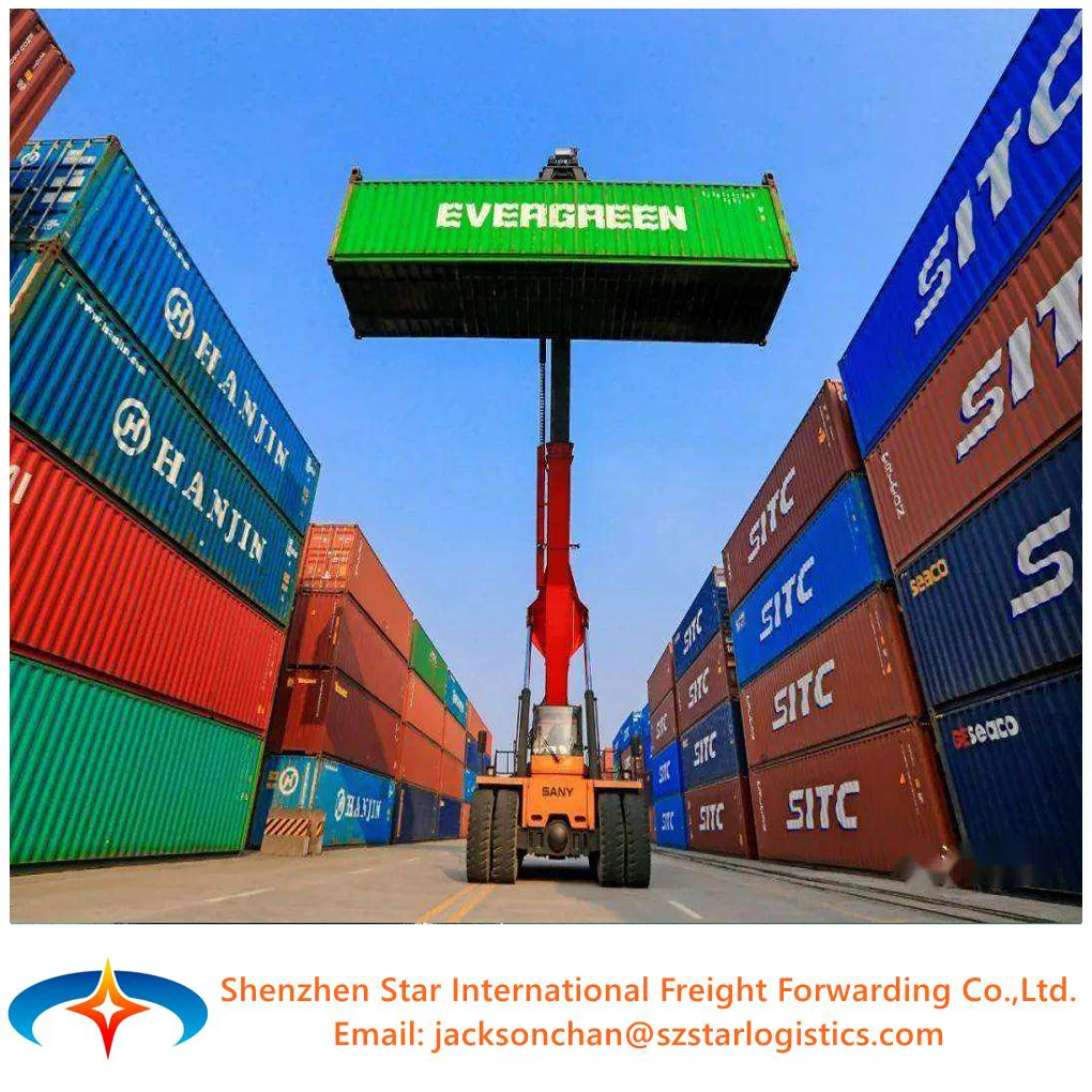 Low sea freight container shipping agent goods collect combine to ship from China to DUBAI JEBEL ALI ABU DHABI ADEN ALEXANDRIA.