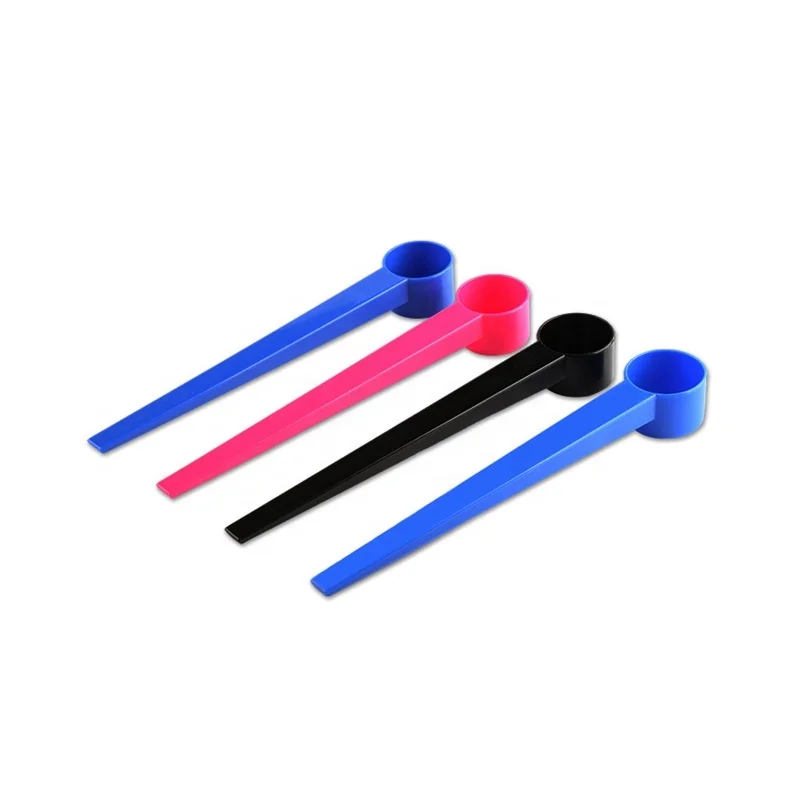 Amazon Top Sell 5ml 10g 25g 30g protein whey/coffee/milk long handle  powder plastic measuring scoop
