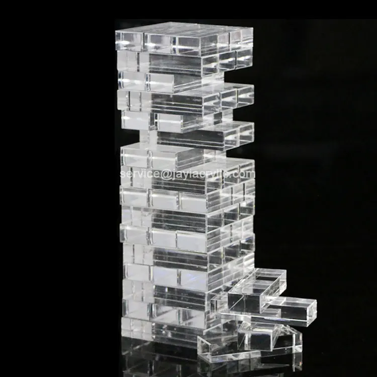 Гуандун акриловая настольная игра Tumble Tower игровой набор акриловый блок для укладки