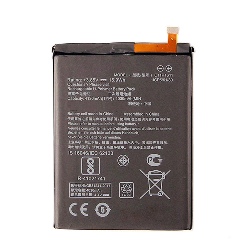 ASUS C11P1611 4130mAh New Battery For ASUS Zenfone 3 Zenfone3 Lithium ion battery