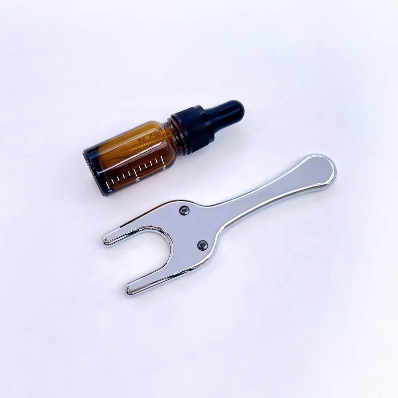 2023 New Design Stainless Steel Tera-hertz Stone Gua Sha Metal Body Nose Acupoint Massager