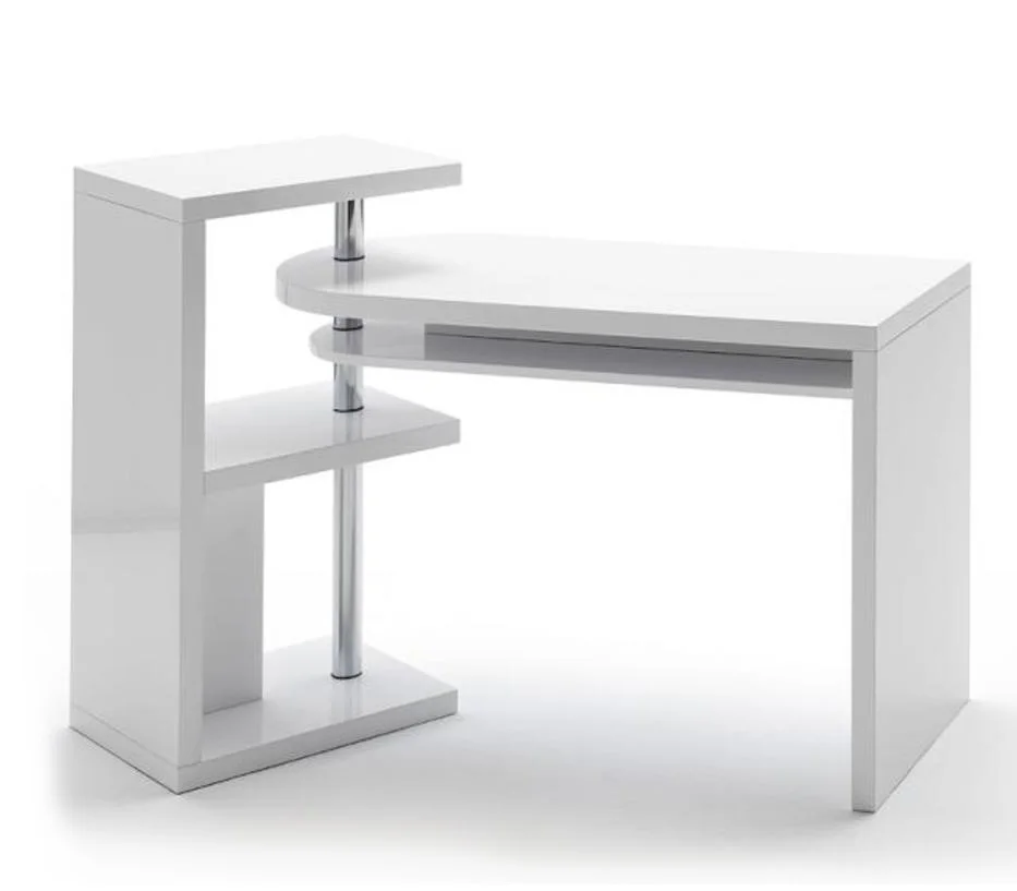 
Rotating Computer Desk Modern Wooden Revolving Laptop Table 