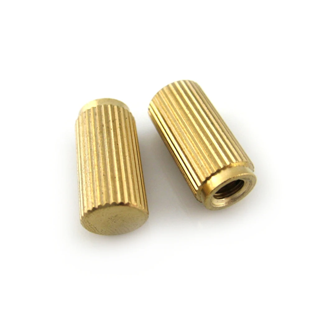 Threaded Insert Nuts 10-24 10-32 Brass Turning Part/brass Cnc Machining Micro Machining CNC Lathe Machining Parts 0.002~0.01mm