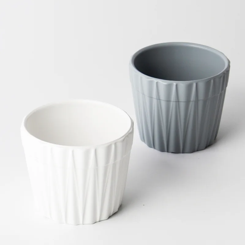 Nordic Ins Ceramic Flower Pot Simple Creative Home Gardening Orchid Planter Luxury Outdoor Nursery Wholesale Desktop Living Room