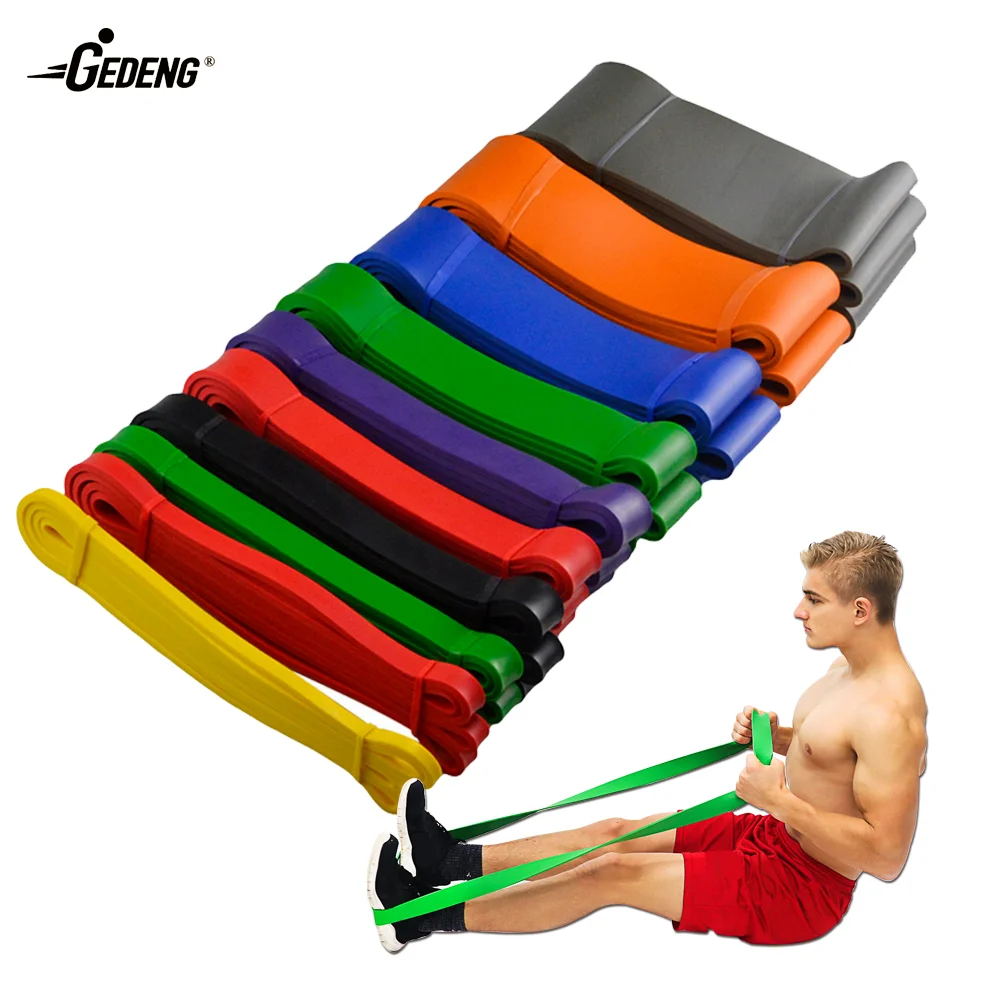 Gedeng Natural Latex Material Exercise Bands Stretching Band Weight Loss With Resistance Bands