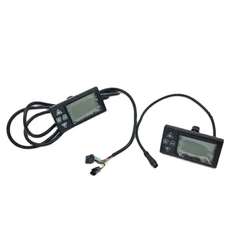Cheap Electric Bicycle LCD Display for 24V 36V 48V Electric Bike Manual Control Panel Waterproof Bicycle Speedometer
