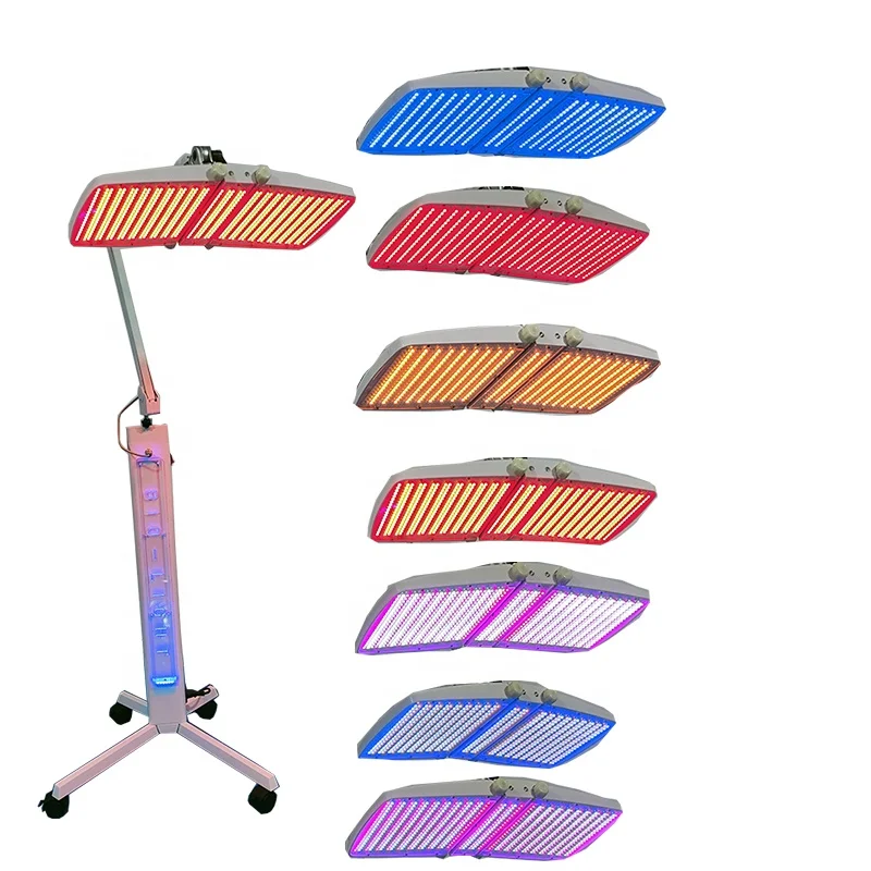 Near infrared light Therapy Lamp 7 color led light facial PDT led light medical  therapy skin care PDT machine