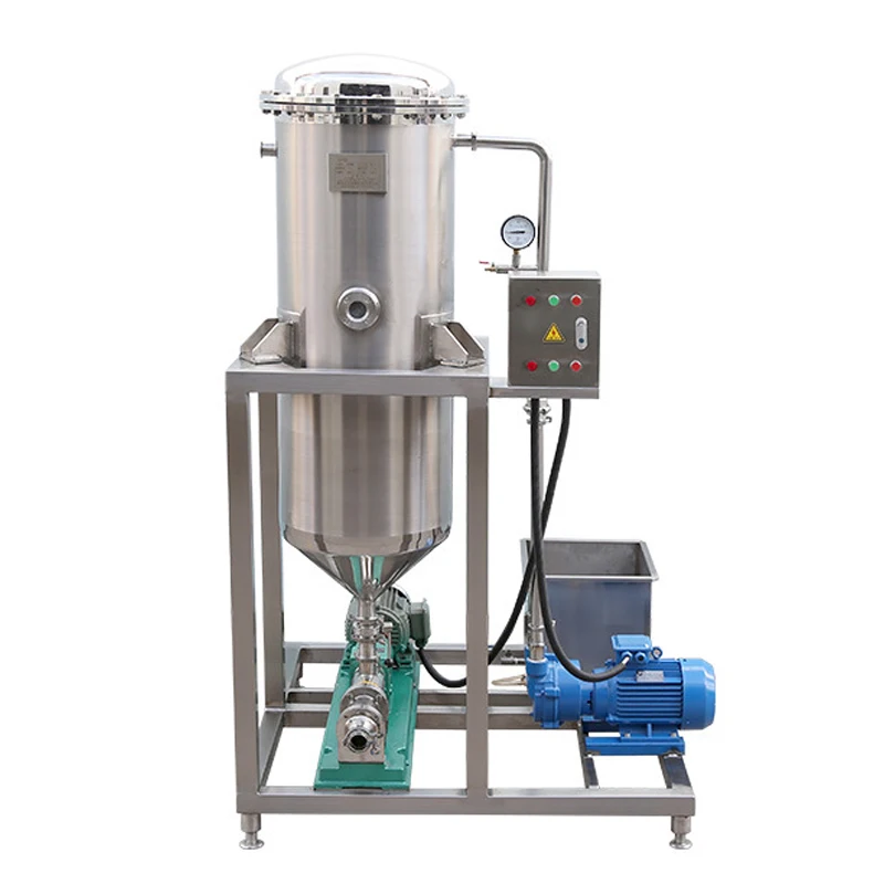 Stainless steel degassing machine fruit juice vacuum deaeration