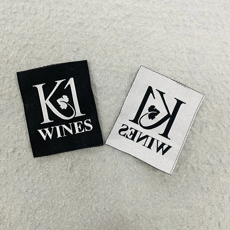 Wholesale Custom Logo Cloth Tags Garment Woven Label Fabric Sew On Soft Woven Labels For Clothing