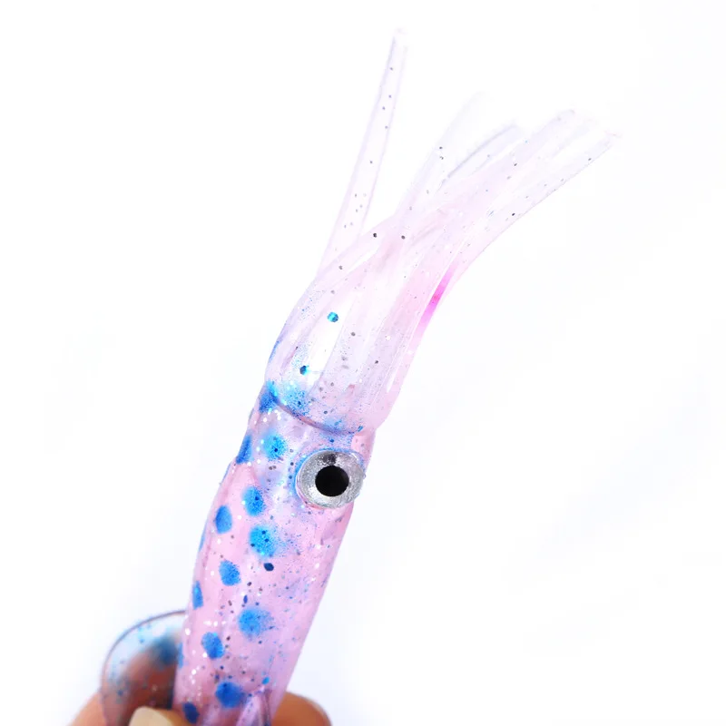 Hot sell Soft octopus lure Luminous Soft body Swimbait Rubber Squid Lure Soft Plastic Lure