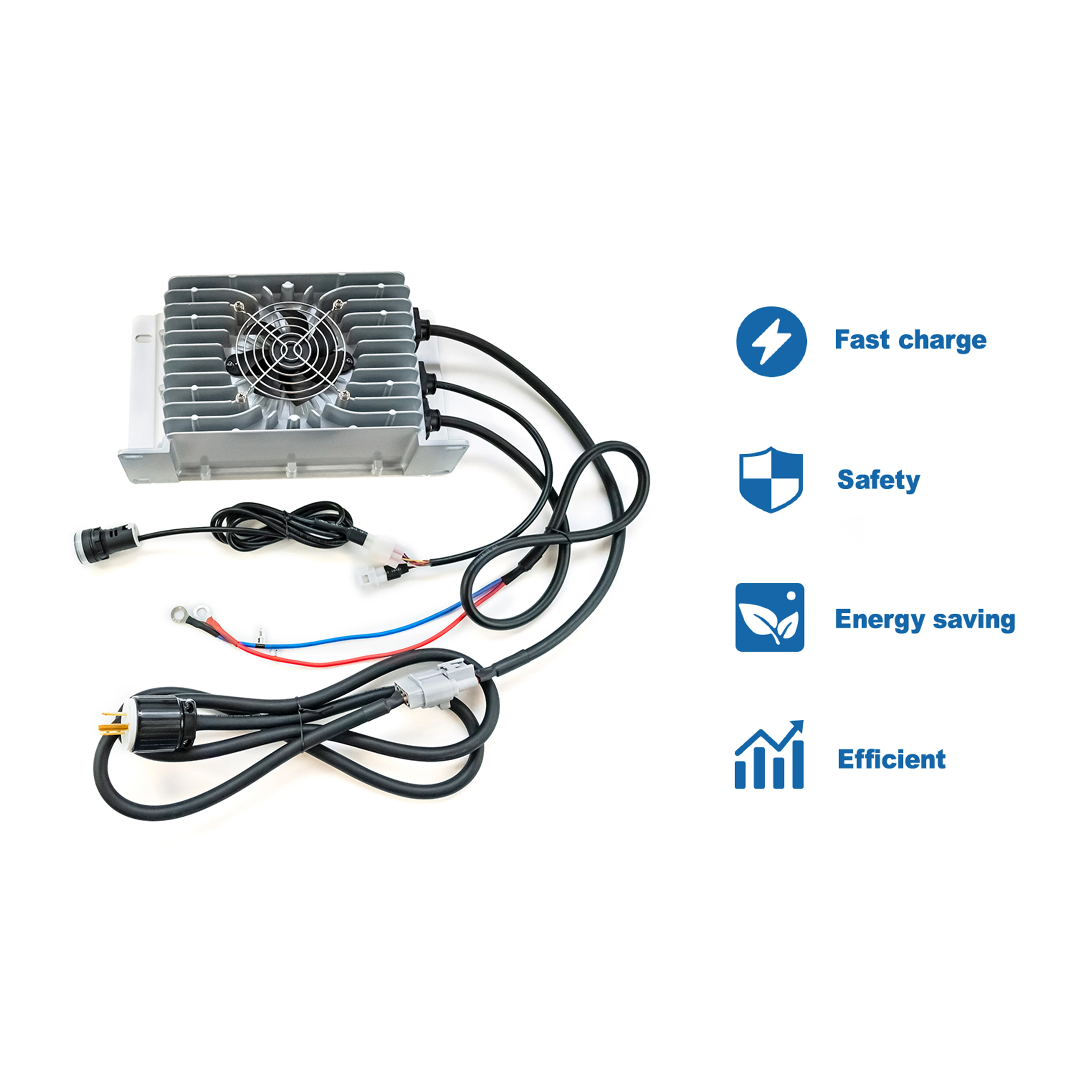 86.4V 15A 1300W Fast on board battery chargers OBC for BATTERY LiFePO4 in 24 Series NMC in 20 series battery