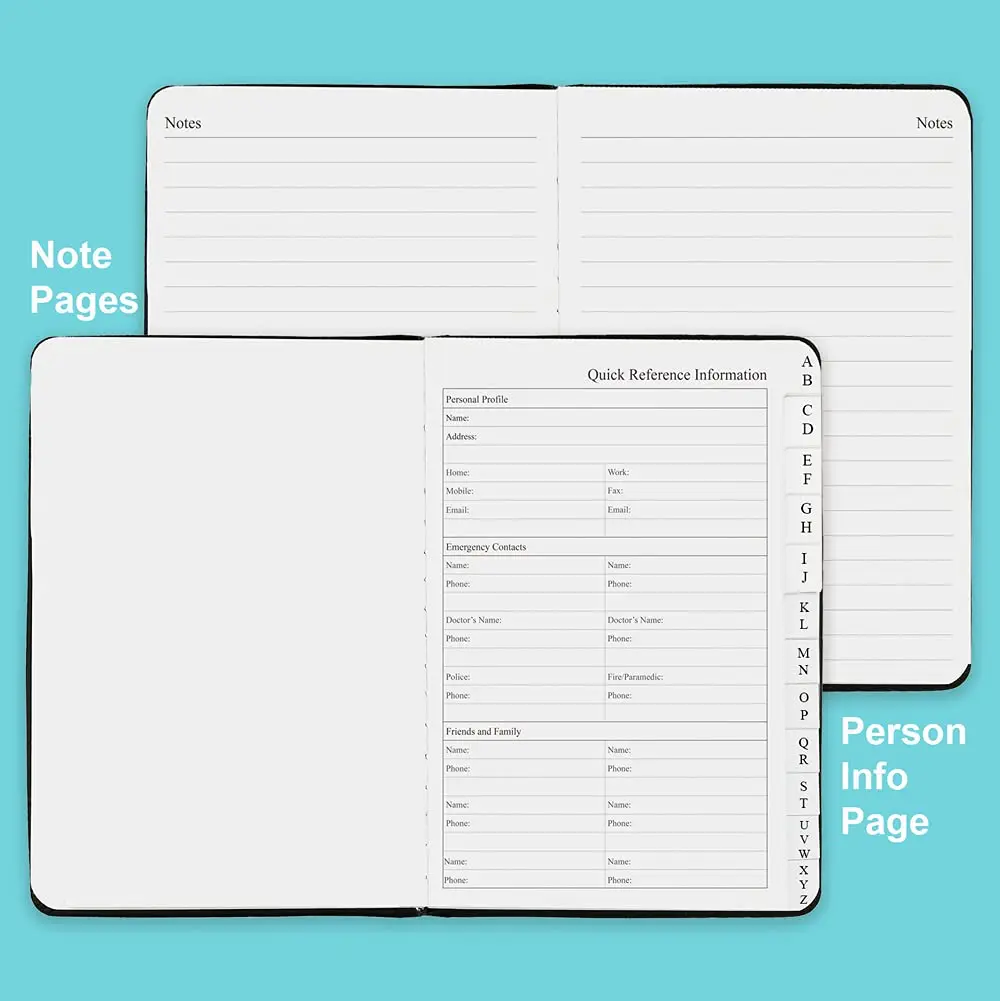 LABON Home Office Email Password Address Book Notebook For Internet Website Address Login