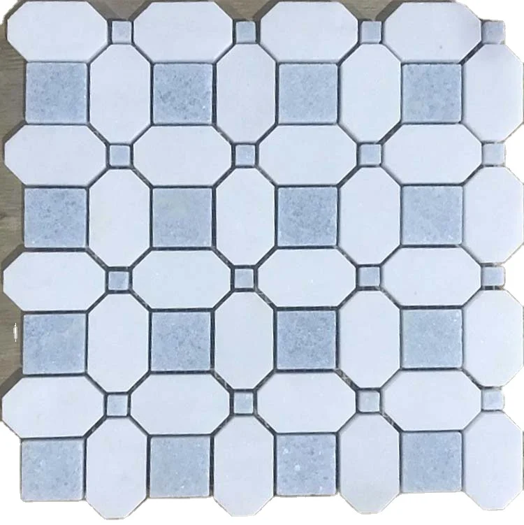 heart shape special shape  Blue Marble Mosaic  swimming pool tiles mosaic