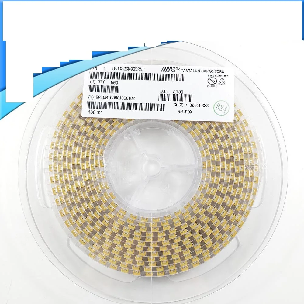 TAJY476K025RNJ| AVX tantalum capacitor  2917 47 uF 25V 10% Y ca