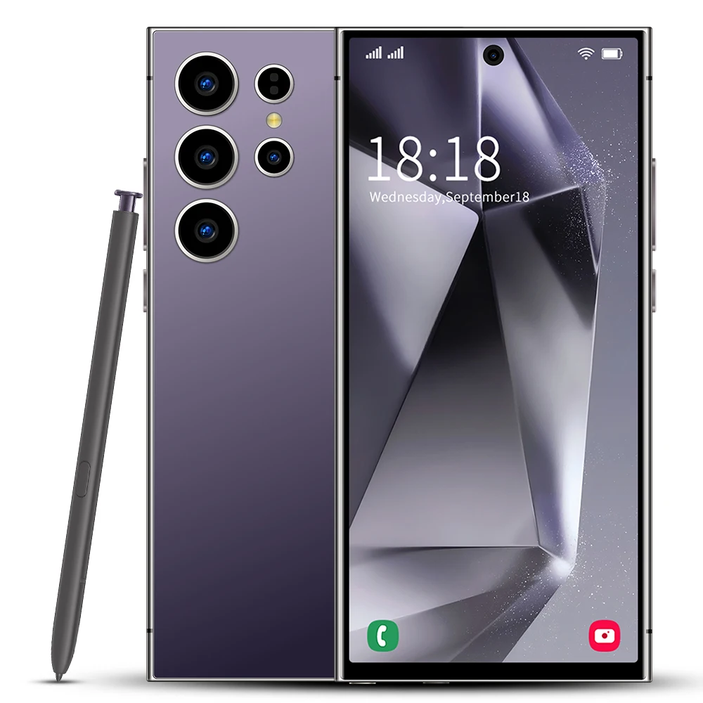 Galaxy S24 Ultra 5G Smartphone 7 Inch Big Screen 12GB+512GB Smartphone Android 14 for Brand New Original Smart Phone Have Logo
