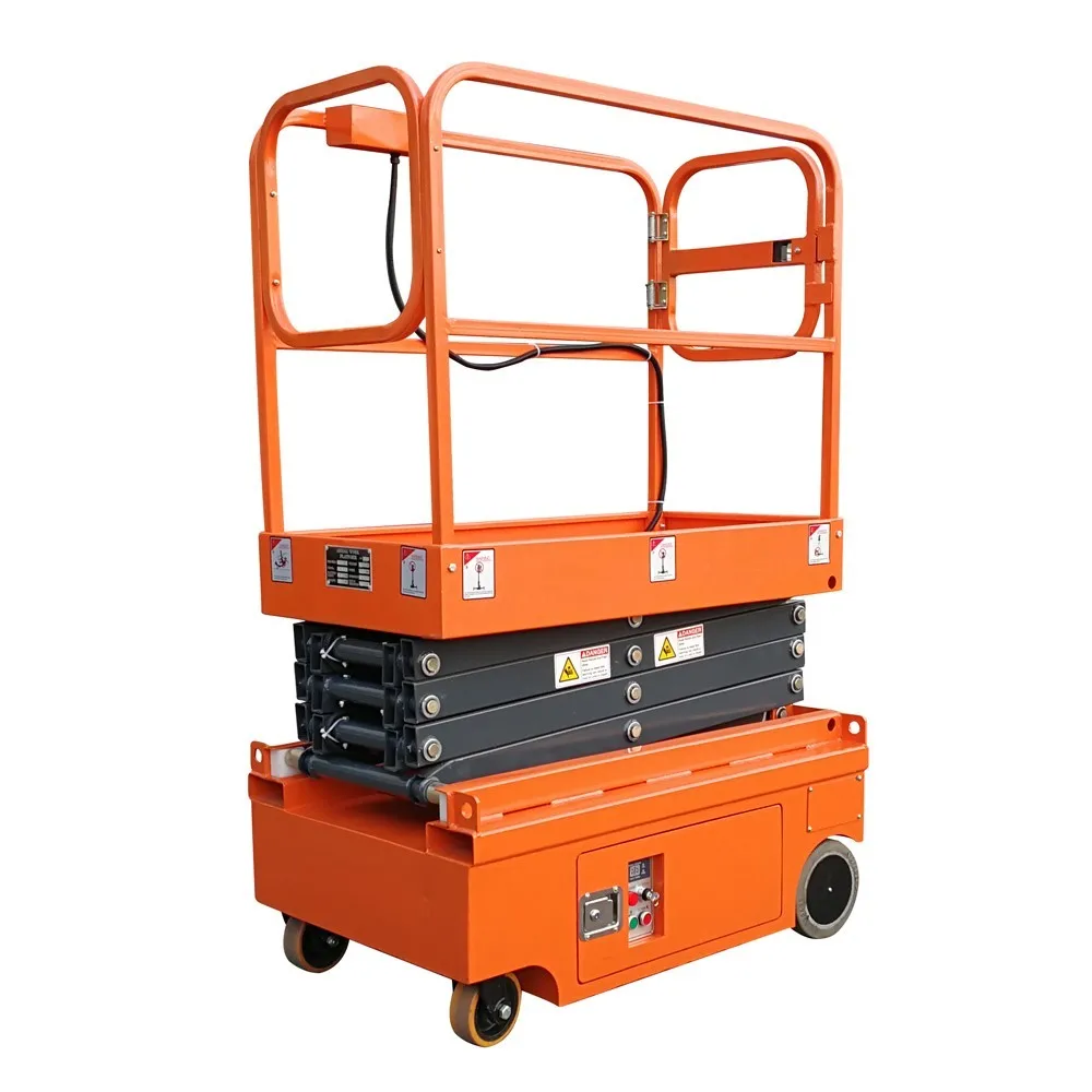 Hydraulic Mini Scissor Lift Man Lift  Self Propelled Work Platform