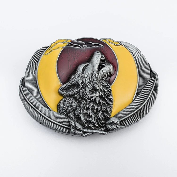 Timberwolf Men's Belt Buckle Metal Smooth Buckle Western Hip Pop Automatic Belt Buckle