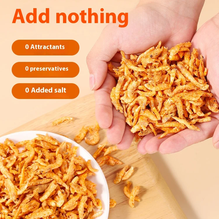 Freeze-Dried Antarctic Shrimp Cat Snacks Natural Krill Rich In Calcium Low  Fat Salt-Free Cat Food