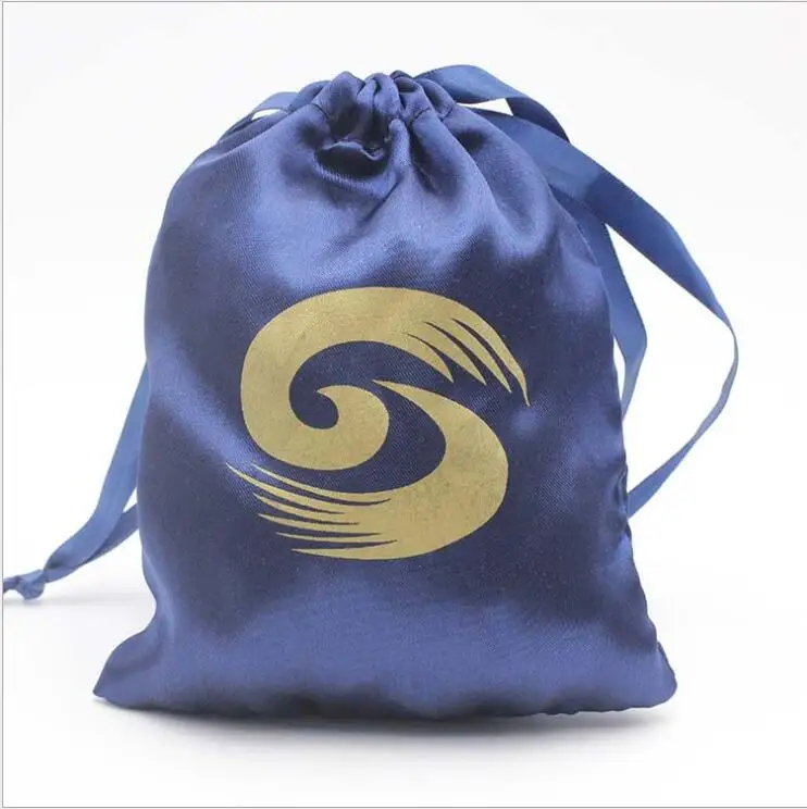 Атласное шелковое нижнее белье, ювелирные сумки на шнурке для бикини