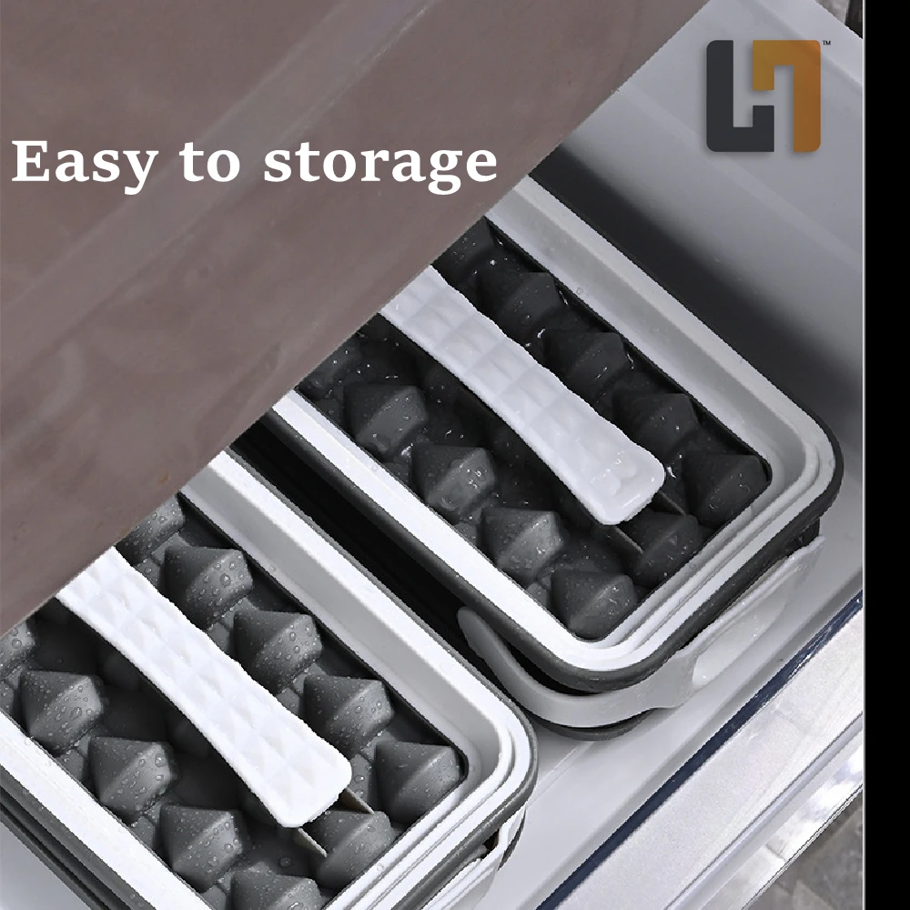 Wholesale Leakproof Dimon Shape Amazon Top Seller 2 In 1 Silicone Cube Tray Molds Ice Ball Maker Kettle Bottle