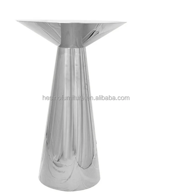 Customized Mirror Wedding Gold Stainless Steel Round Cylinder Plinth  cake stand For Wedding Decoration