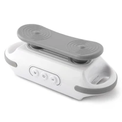 OEM/ODM ABS body slimmer mini fat-off vibration plate exercise machine with 3 replaceable massage heads