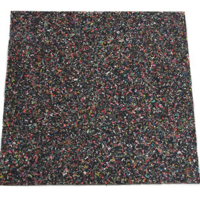 
500mm*500mm 20% blue+white EPDM colored rubber soling sheet rubber mat 