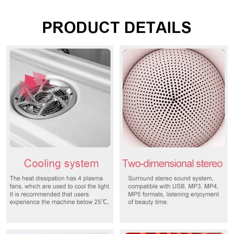 Collagen Red Light Machine for Skin Rejuvenation/photodynamic Therapy Machines 24*100W Cosmedico COLLAGEN Pro Beauty PDT