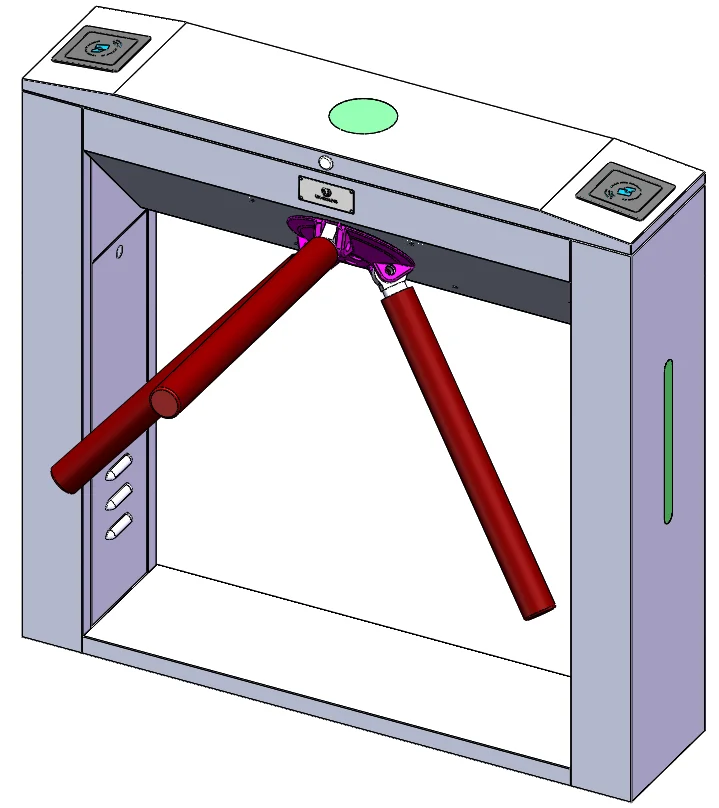 Access Control Barrier Pay Entry Ticket System Supermarket Mechanical Outdoor Tripod Turnstile Gate