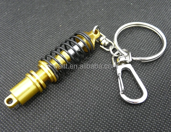 Coilover Keychains, Auto Part Model Automotive Accessories Shock Absorber Keychain Keyring