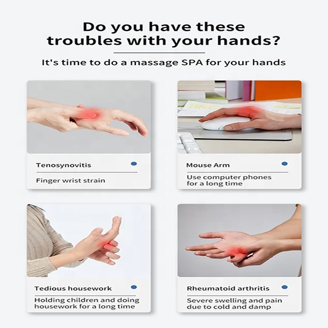 New ultra-mini Electric Hand Massager for 2022 Finger hand massager