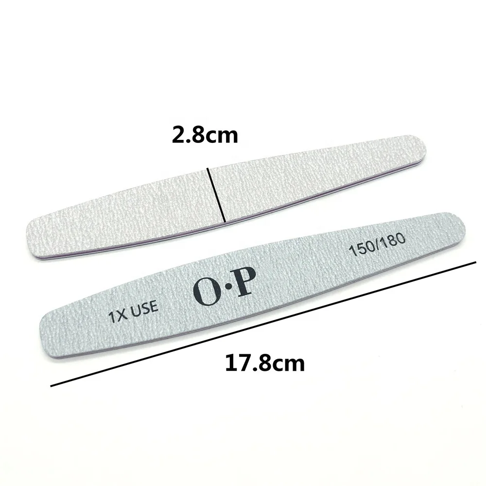 Высокое качество, двухсторонний печать логотипа Топ Япония наждачная бумага Зебра пилочка для ногтей 180/240 пилочка для ногтей