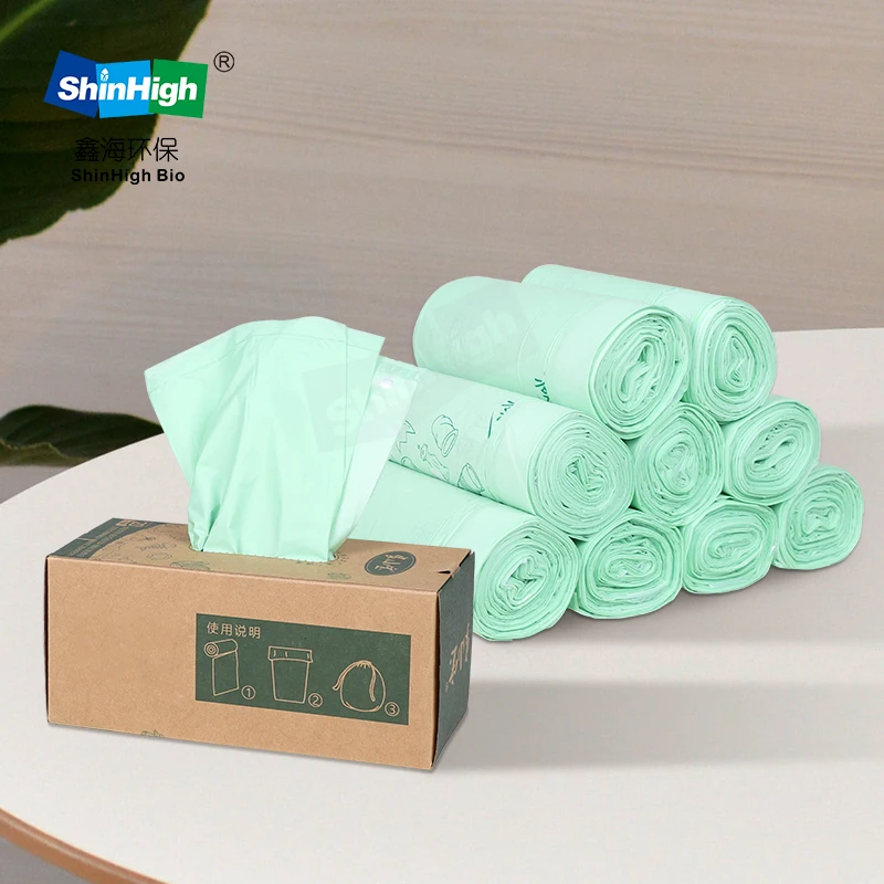 Extra leaking plastic garbage Bags Gallon 50 Count Biodegradable Trash Bags waterproof