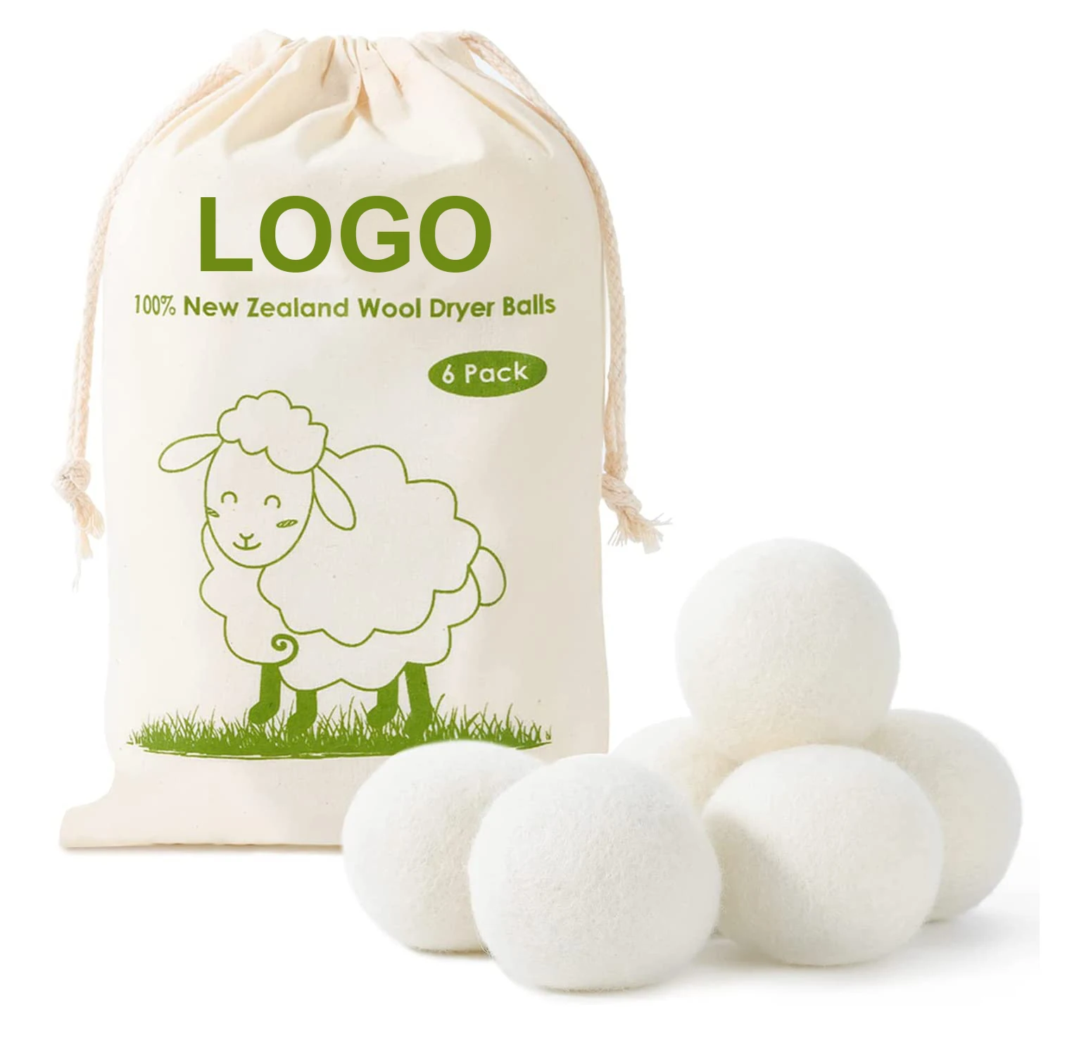 Best selling products 2024 6 pack wool dryer balls