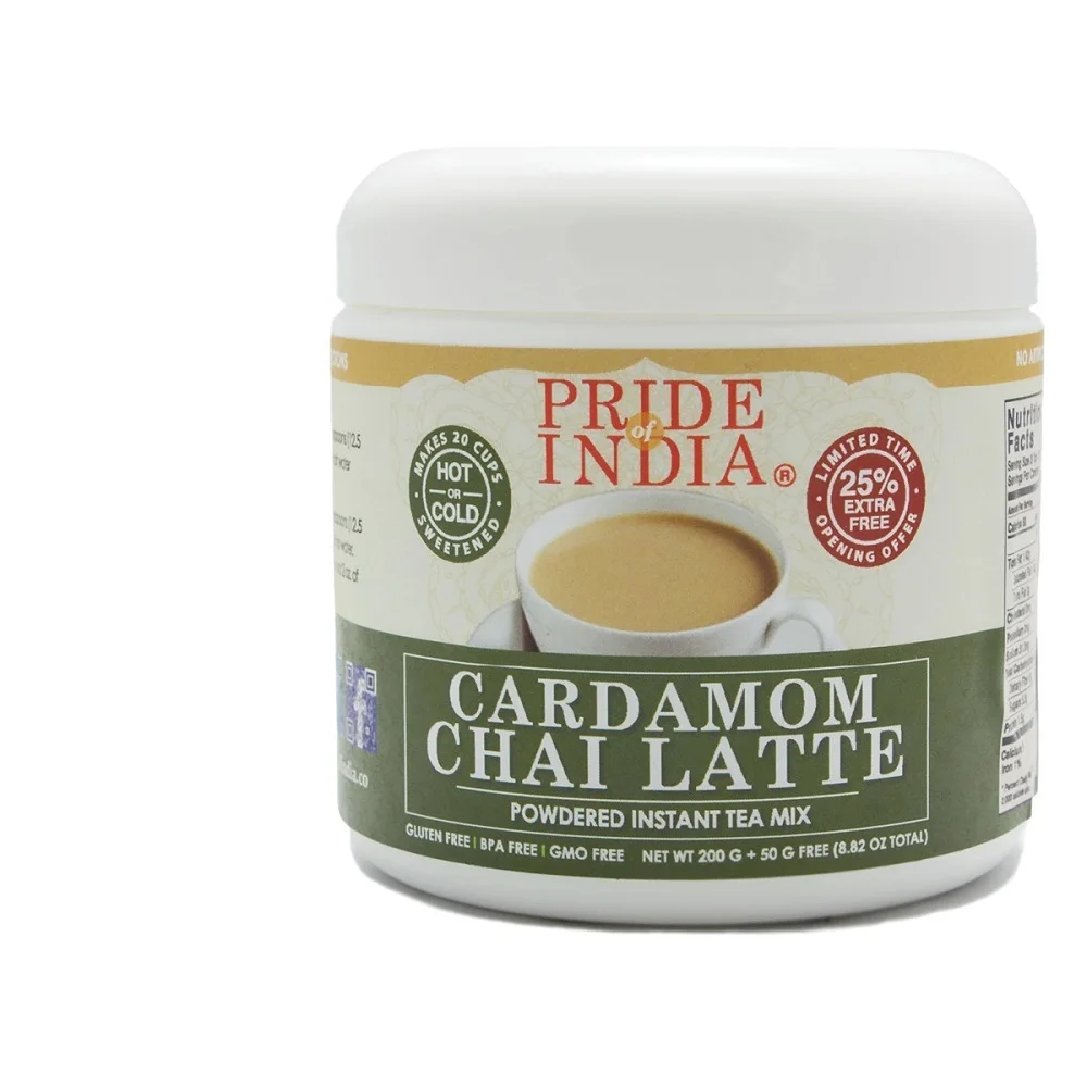 
Гордость индии-мгновенный Кардамон чай латте в порошке (8,8 унции, 250 г) банка 