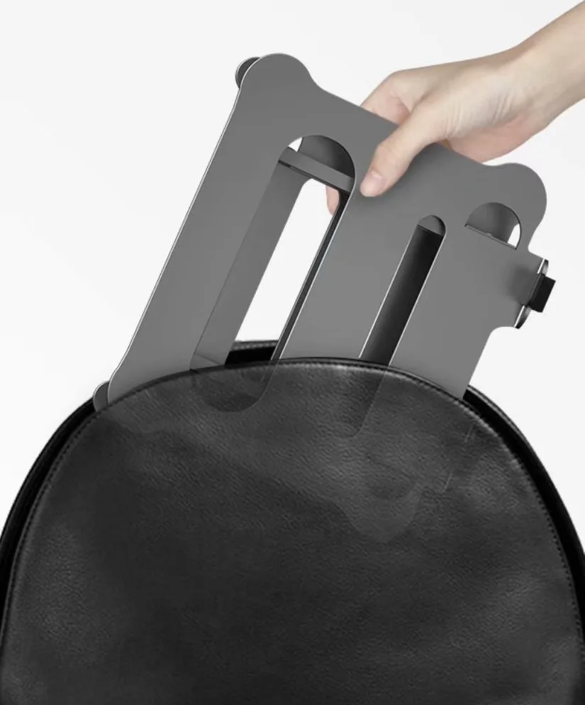 Aluminum Adjustable Folding Monitor Riser Portable Invisible Laptop Stand for
