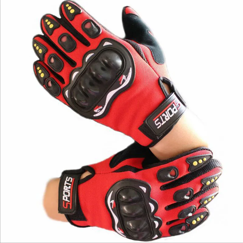 Best Goat Skin Leather Riding Motorbike Motorcycle Motocross Gloves Carbon Fiber Moto Gloves For Men