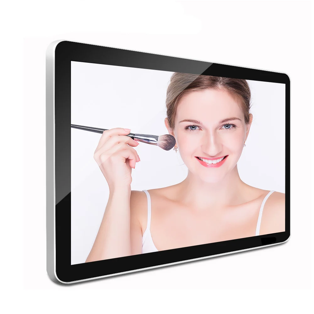 43 49 55 65inch ultra thin touch screen wall mount touch screen advertising digital signage display