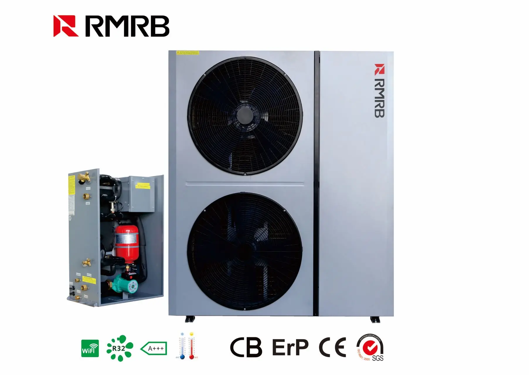 15 кВт ~ 30 R32 R410A DC инвертор тепловой насос водонагреватели воздух-вода wrmepumpe моноблок воздуха Источник для