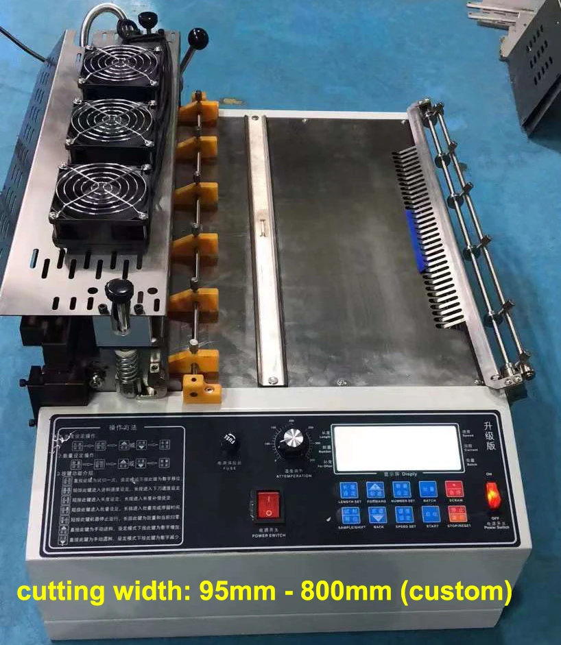 Computer velcro tape cutting machine
