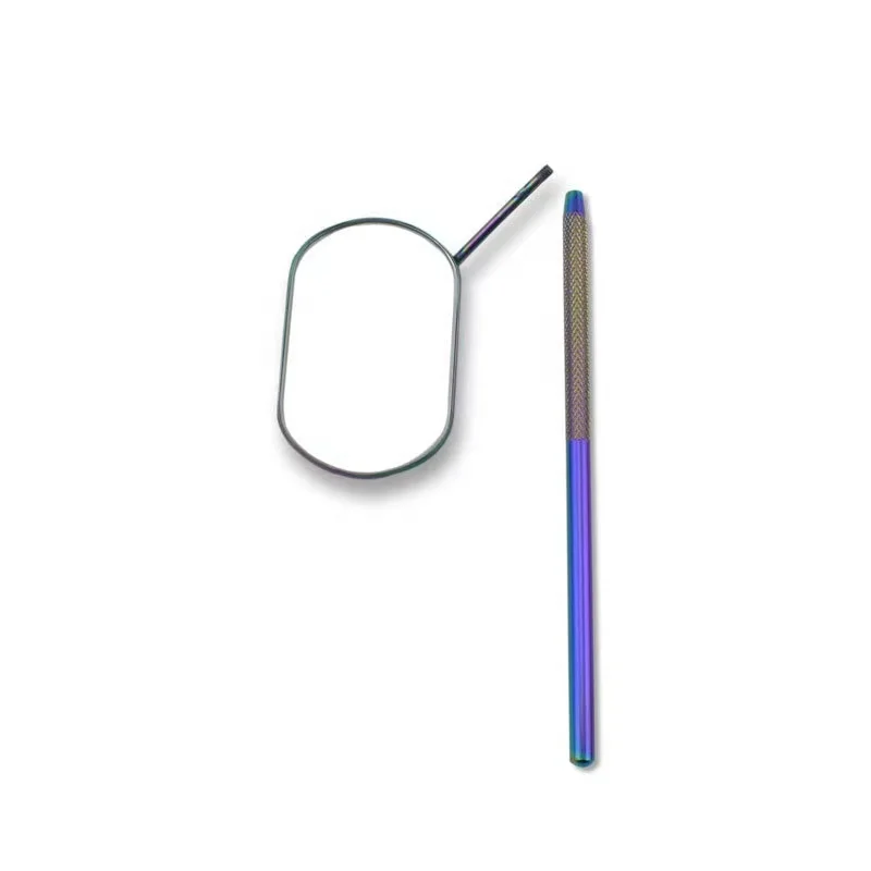 Factory direct grafting eyelash inspection mirror Features Personalized Type Cosmetic Mirror  Finishing Silver