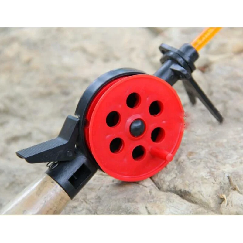 32.5cm Factory Price Spin Ice Fishing Rod Solid fiberglass winter fish rods