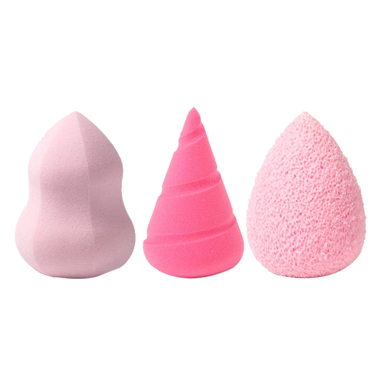 2024 New Arrivals Private Label Pink Makeup Sponge Packaging Box Gift Set  Cosmetic Puff Facial Blender Beauty Make Up Sponge