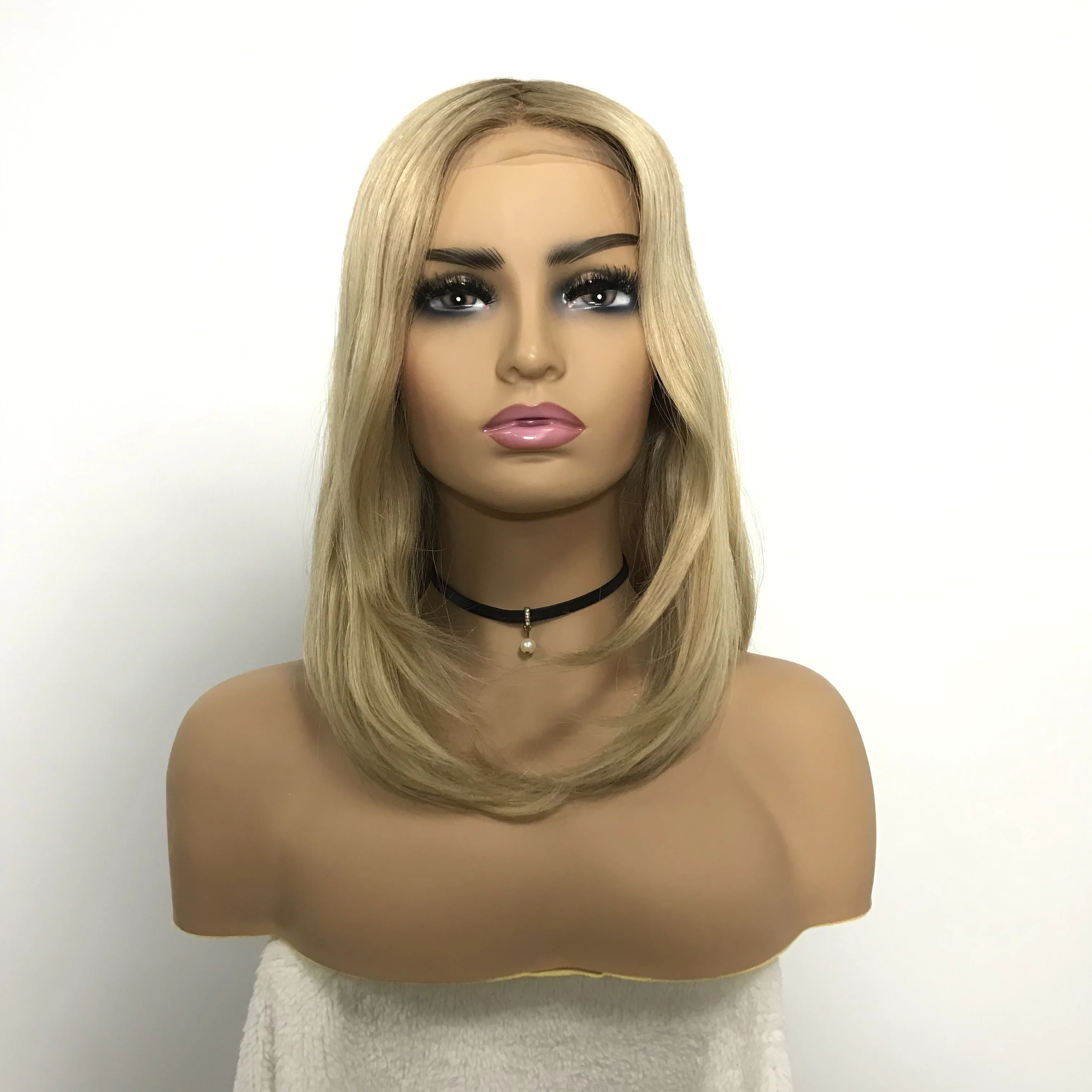 High Quality 5x5 Mono Lace Cuticle Aligned Human Hair Top Jewish Kosher Wigs Wholesale For White Women