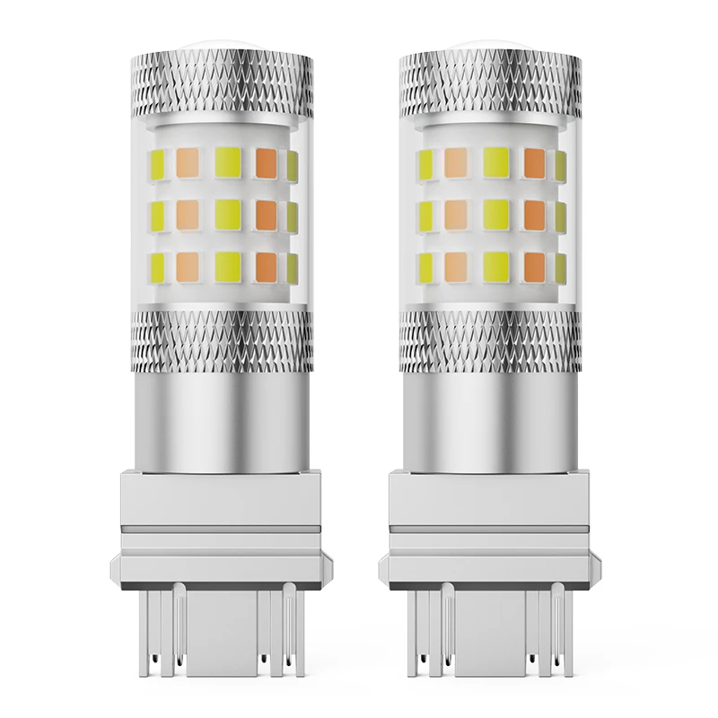 RCJ LED Lights T20 LED 7443 W21 Bulbs 1157 LED T25 3157 P27W 2835 Car DRL Turn Signal Lights Auto Turn Signal Lights