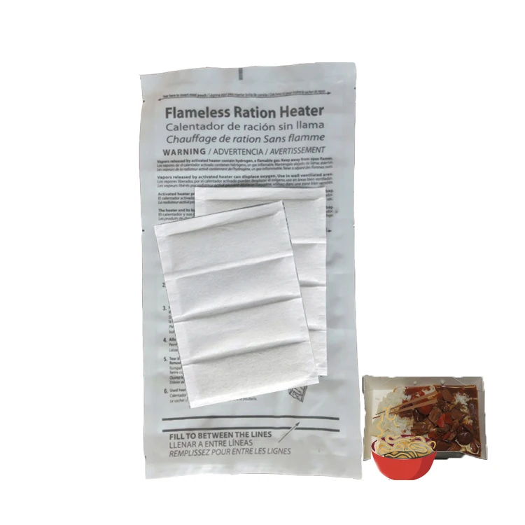 High Quality Wordgen 40g Self Heating Food Bag Flameless Ration Heater From China Factory