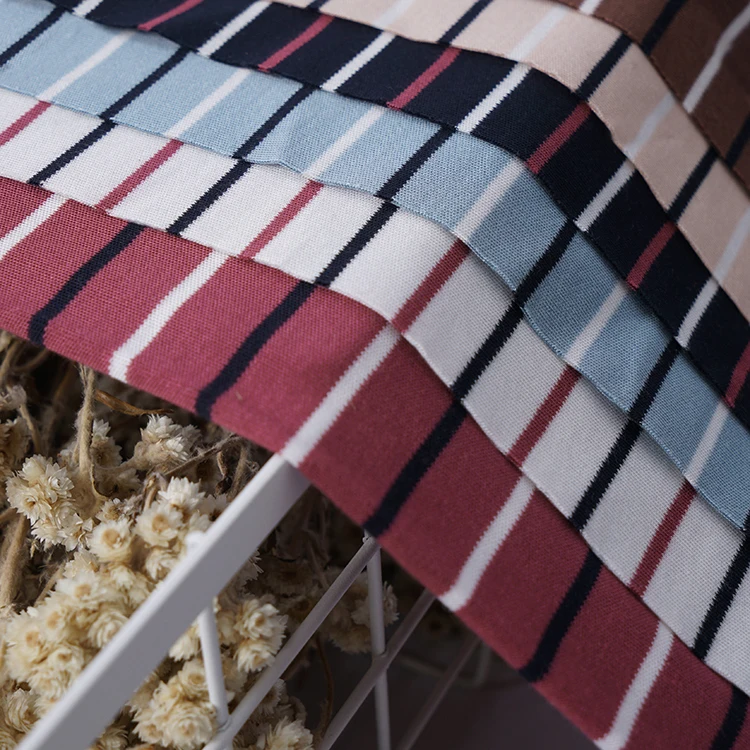 Lenzing modal fabric 100% modal fabric t shirts striped clothing soft fabric