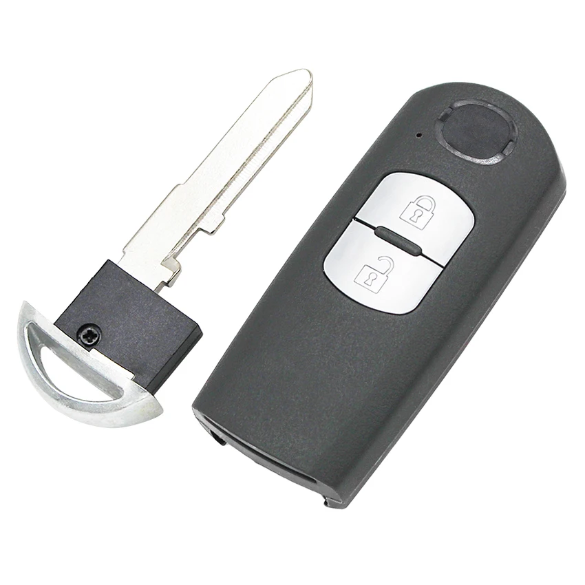 New Smart Remote Key Fob 433MHz Fit For Mazda 3 6 CX-4 CX-5 MX-5 SKE13E-01 With Emergency Key