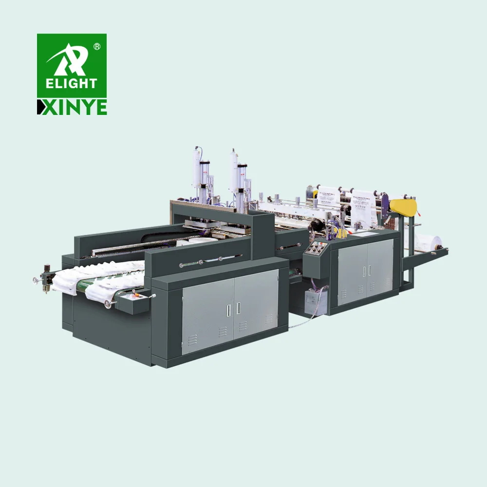 High speed easy operate t-shirt bag shopping plastic bag making machine price