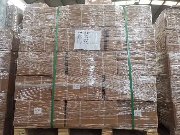 American Truck Spare Parts Brake Shoe Box Kit 4515 4709 4909 With Brake Pads With Repair Kit 23k Standard Zapatas de freno